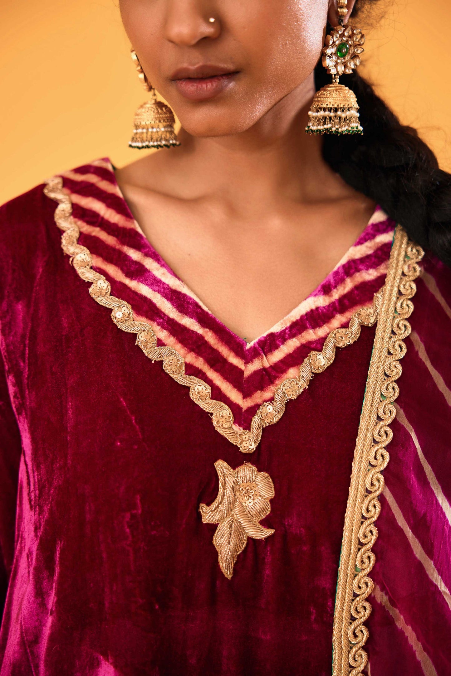 Sagarika Makhmal Joda (Kacha Gulabi)