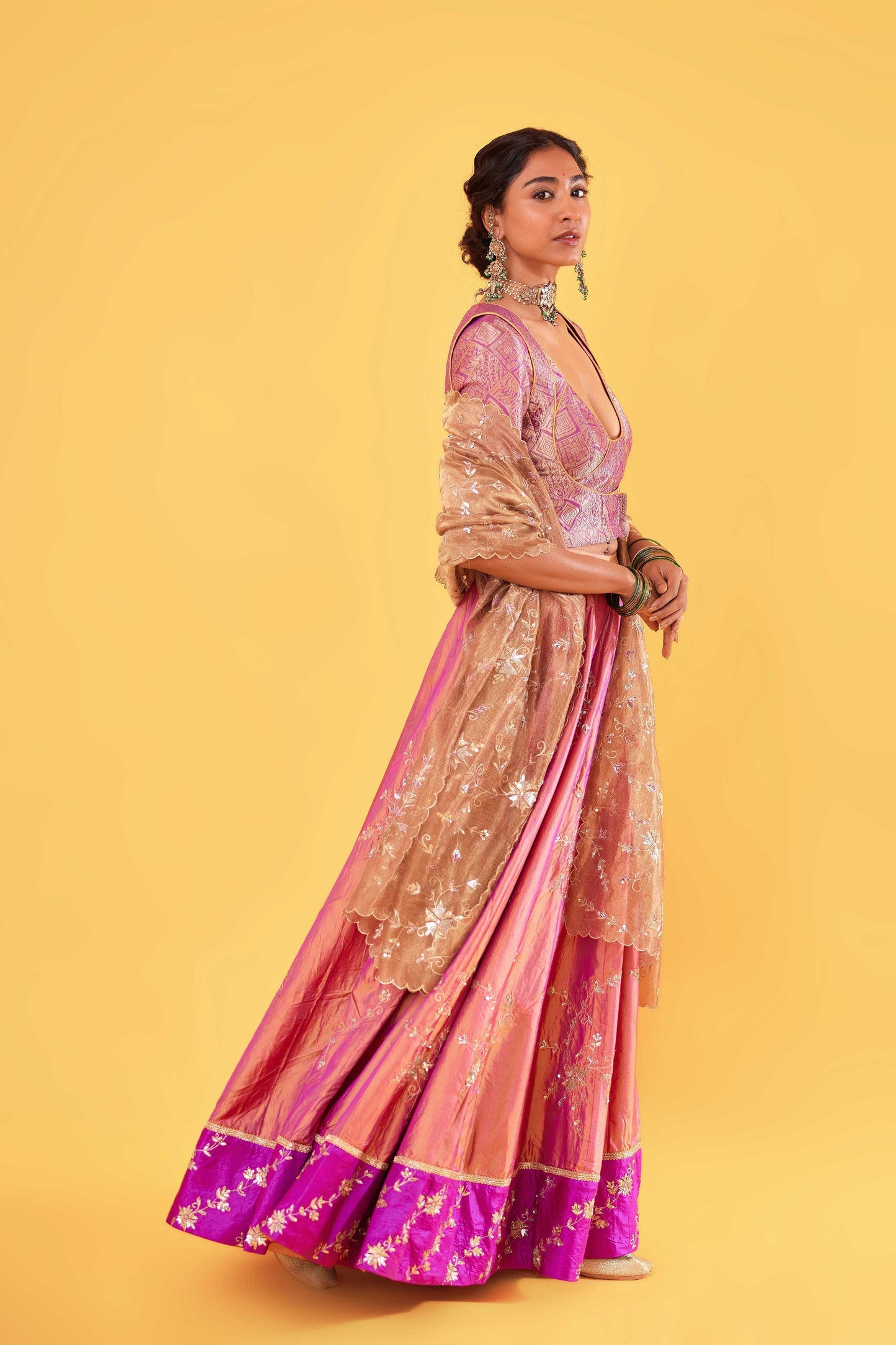 Bhairavi Devi Lehenga (Ouda)