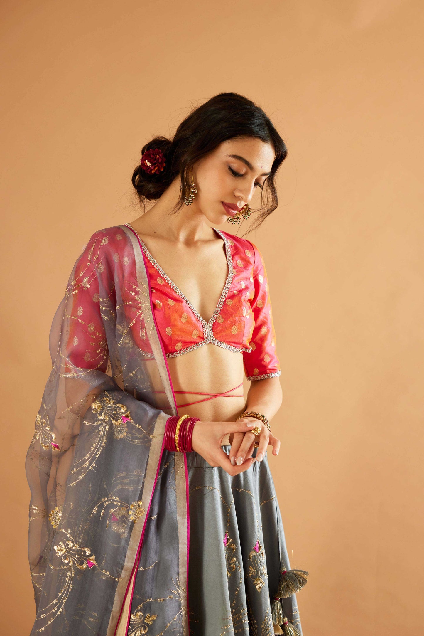 Gayatri Devi Lehenga (Faqtai)