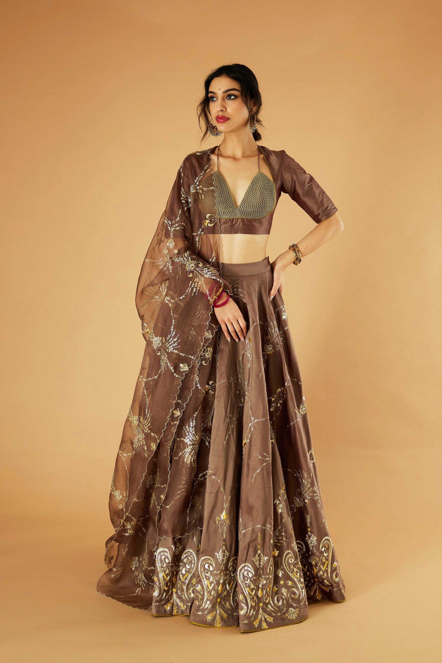 Gayatri Devi Lehenga (Tambai)