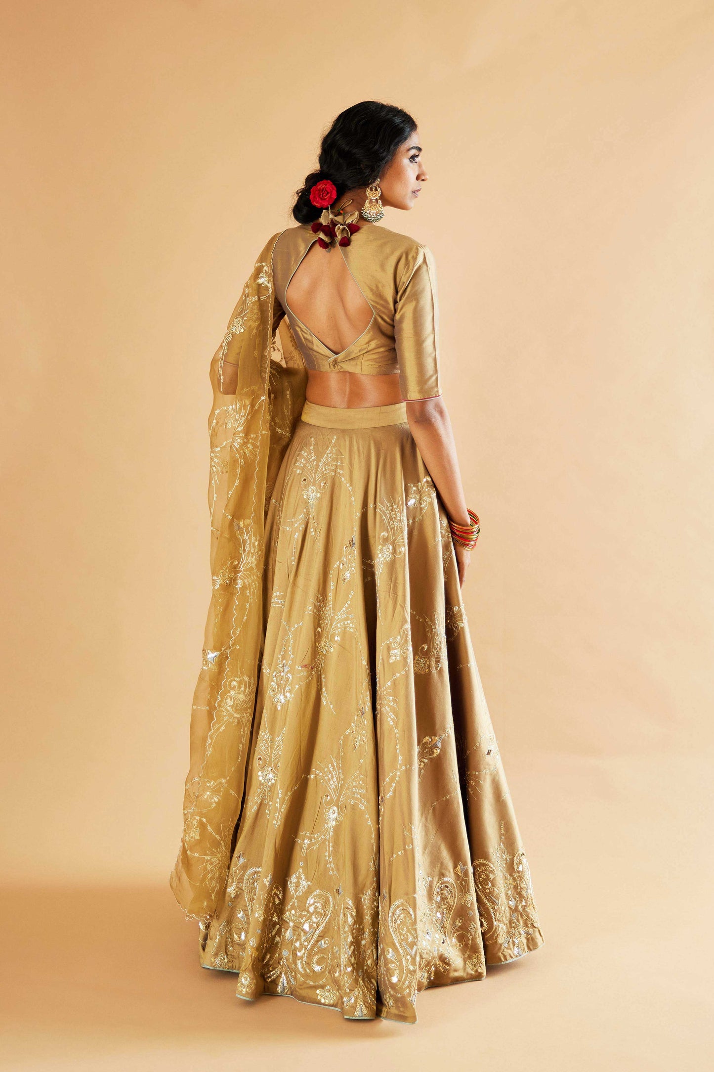 Gayatri Devi Lehenga (Tamba)