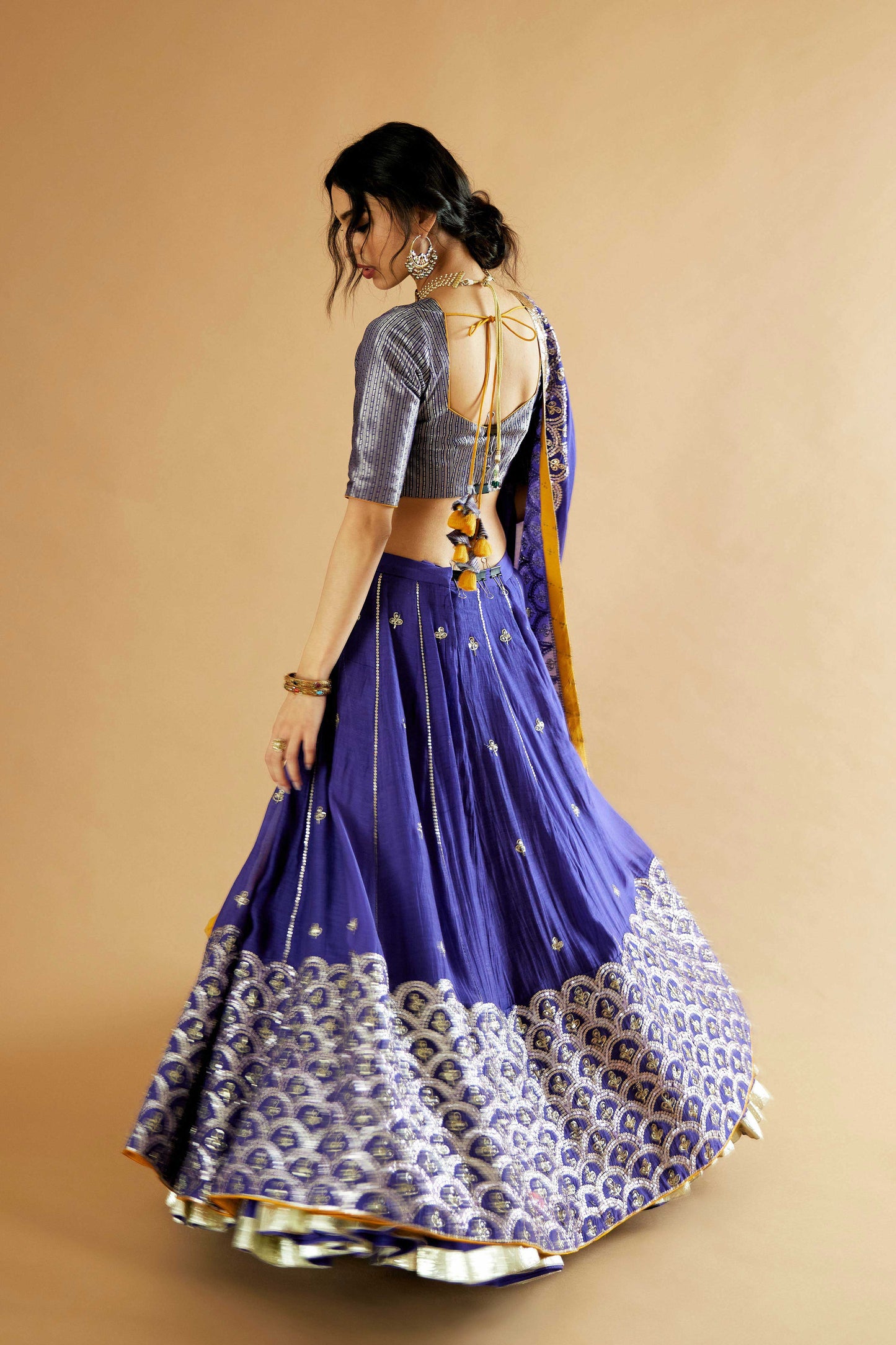 Indrani Lehenga Sabz Hara