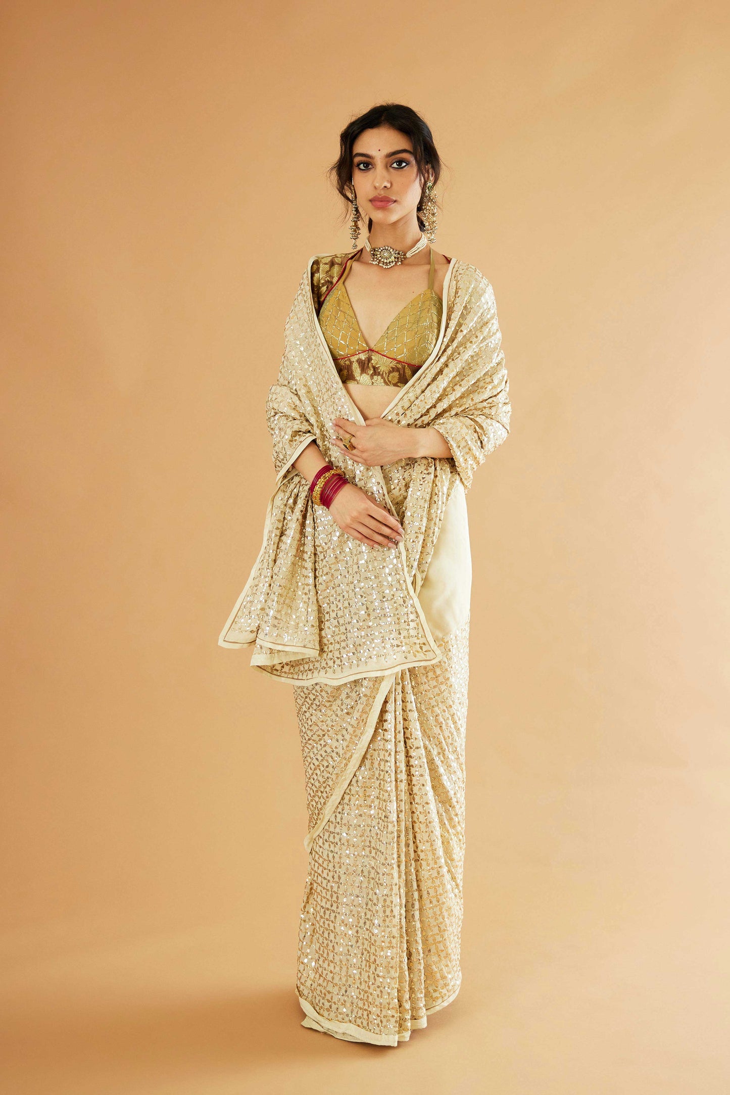 Jugnu Tara saree- Jhilmil