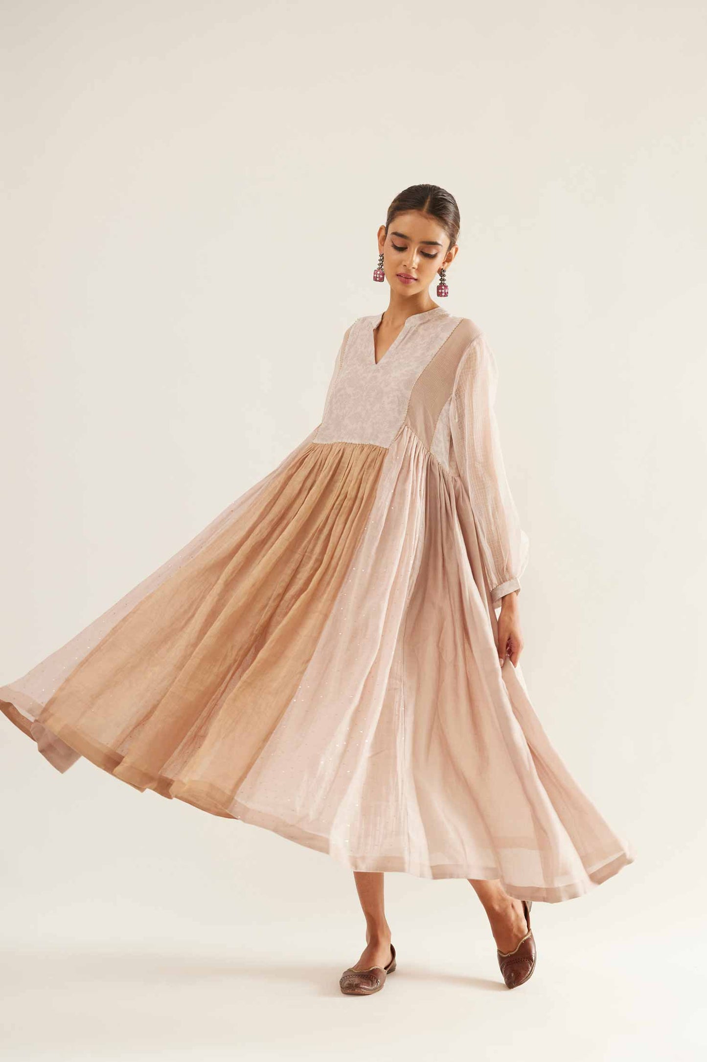 Ouda Bahaar Jhabla dress