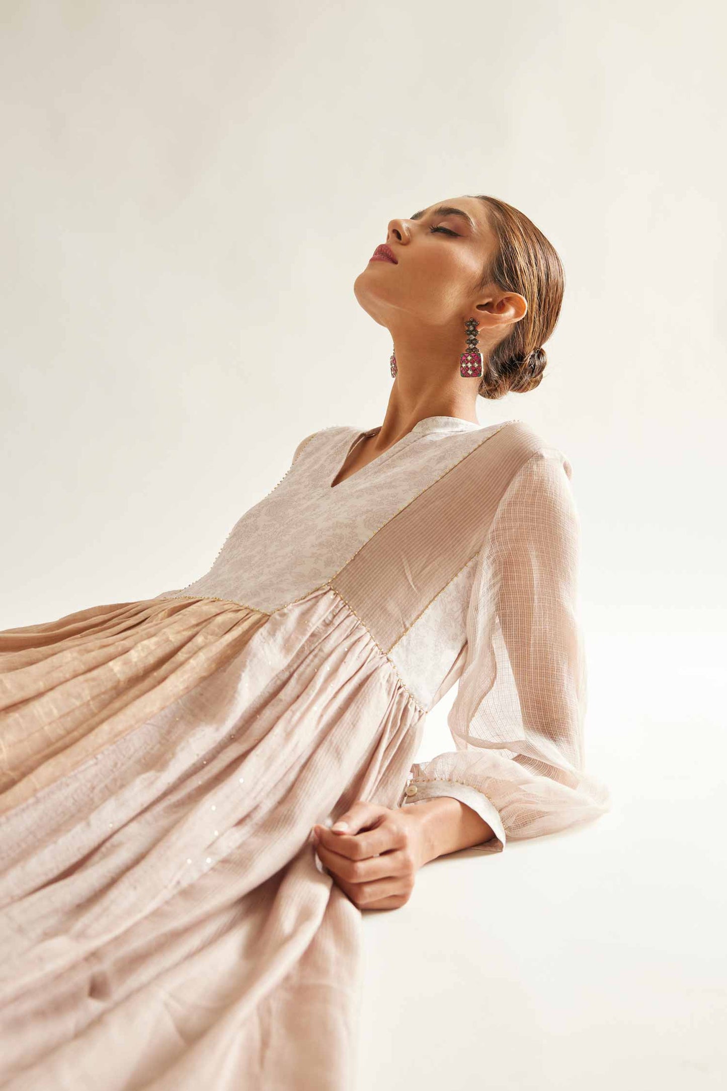 Ouda Bahaar Jhabla dress