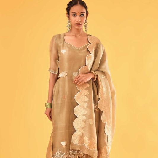 Padmini Joda- Khaki Green