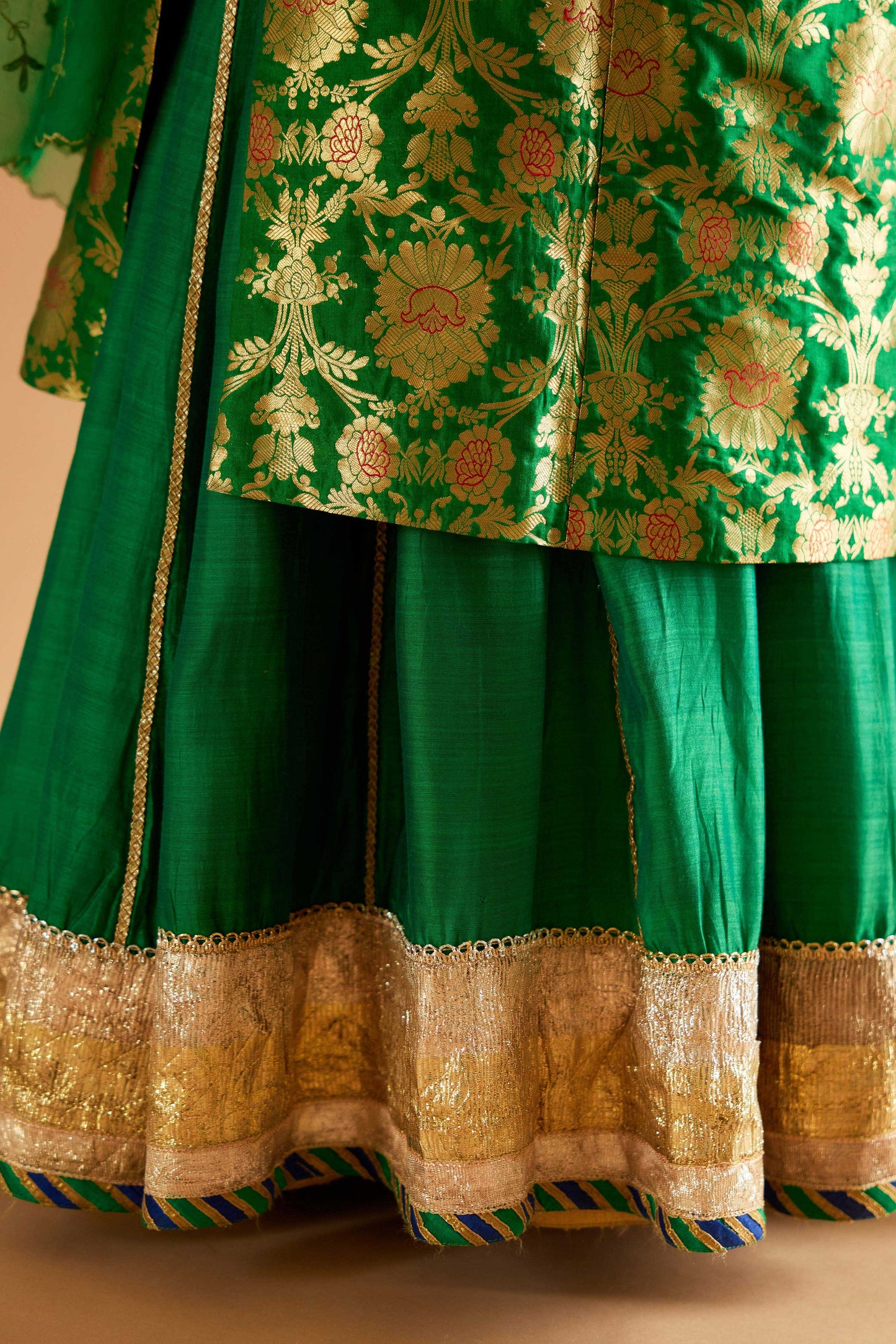 Rani Padmani Lehenga- Sabz