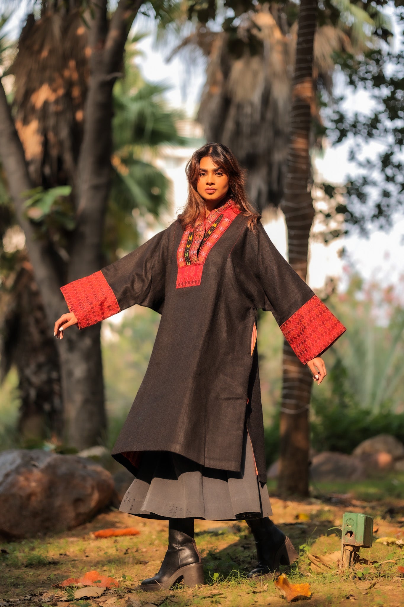 Khiza Meerzai Winter jacket Black