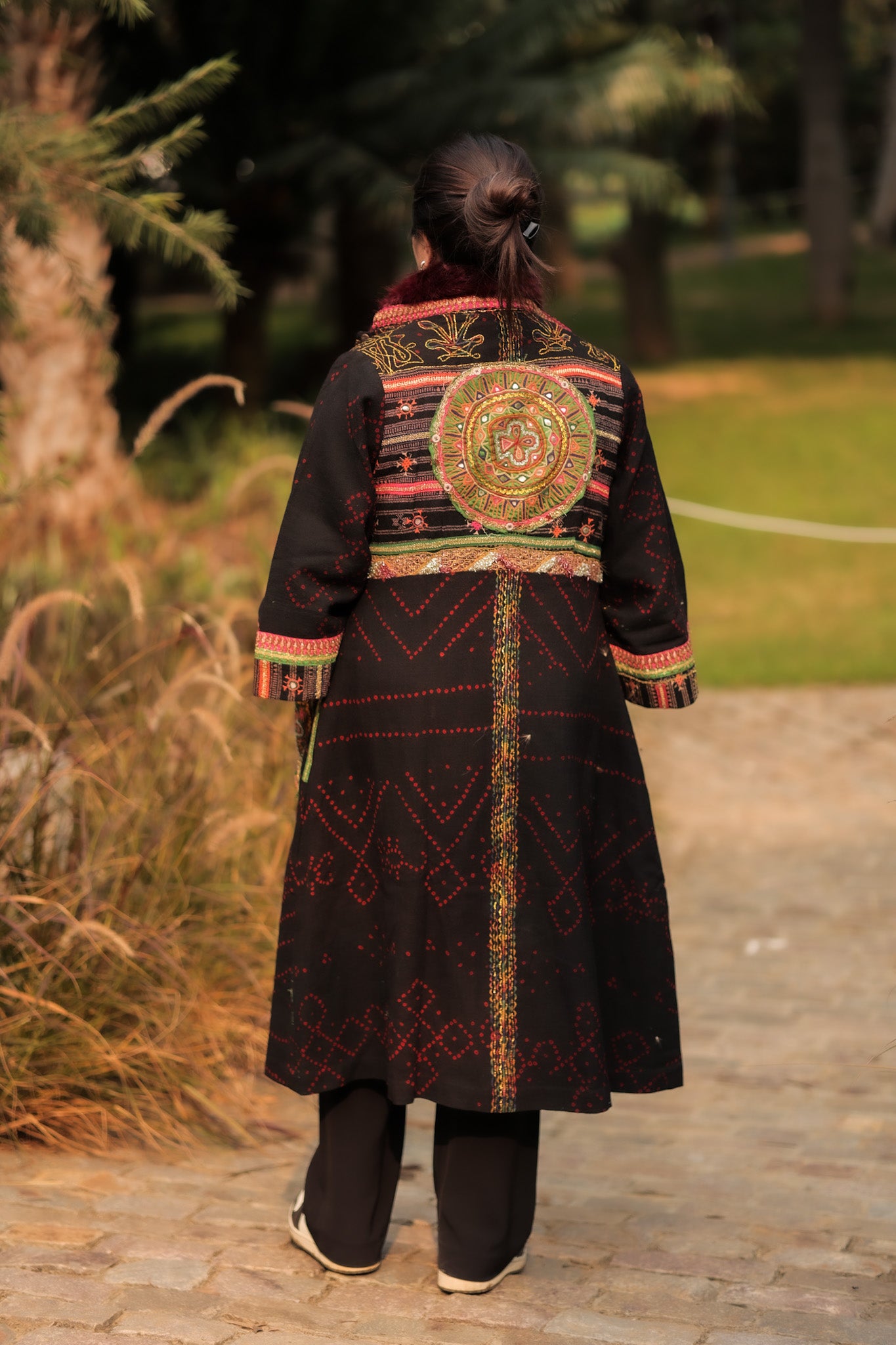 Bahaar Meerzai Winter jacket Charcoal Grey