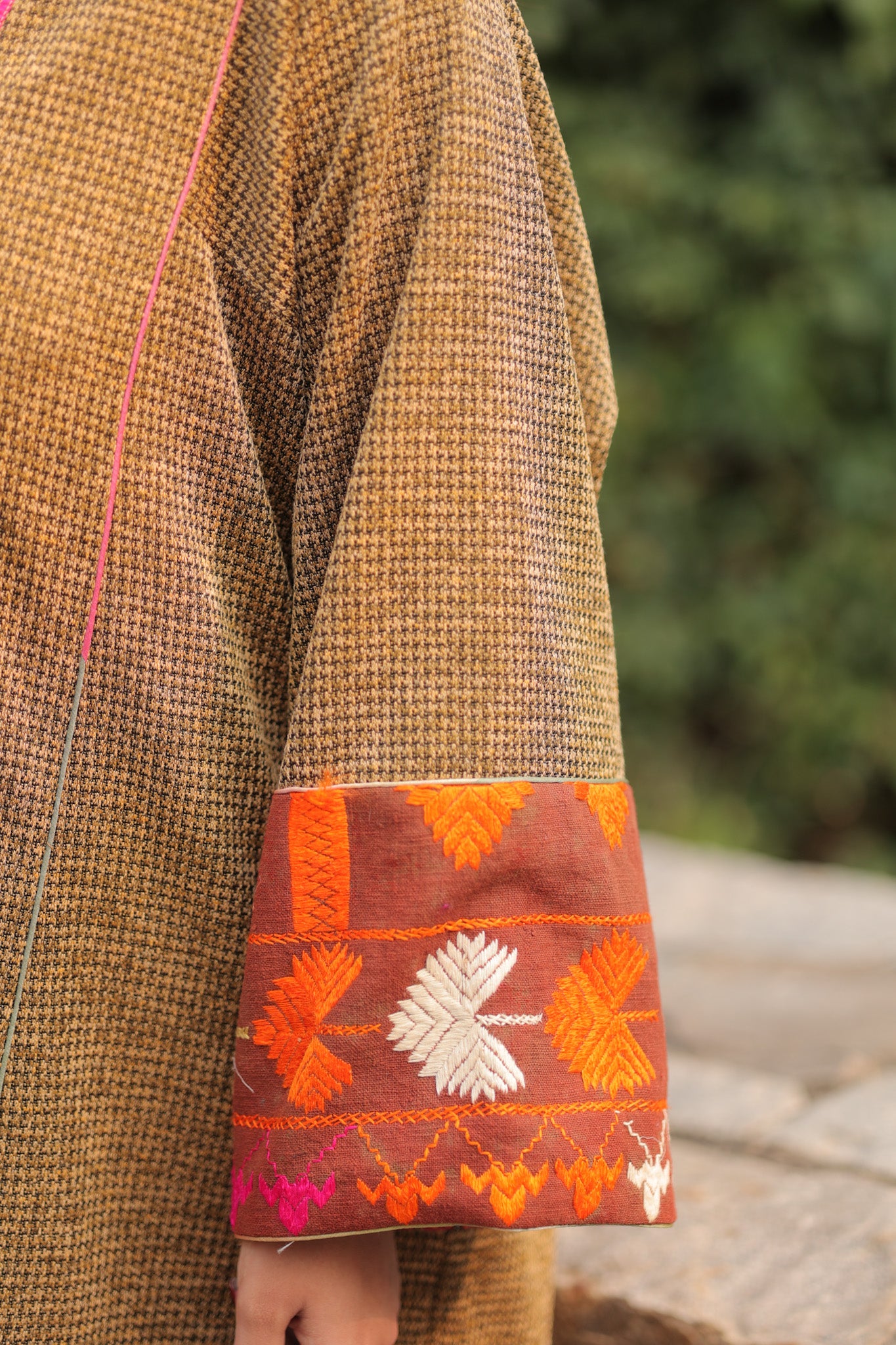 Khiza Meerzai Winter jacket Brown