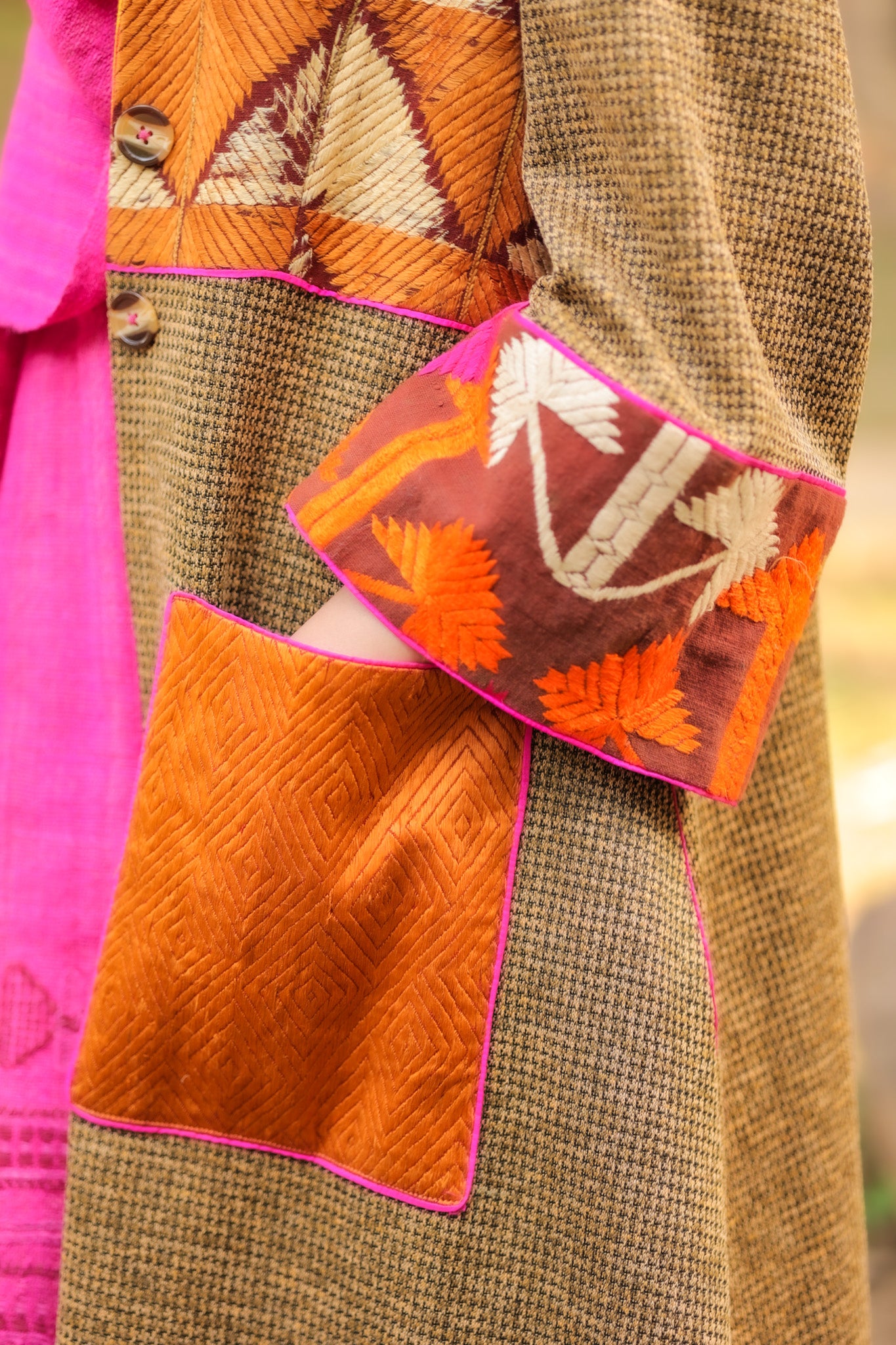 Nargis Meerzai Winter jacket Brown