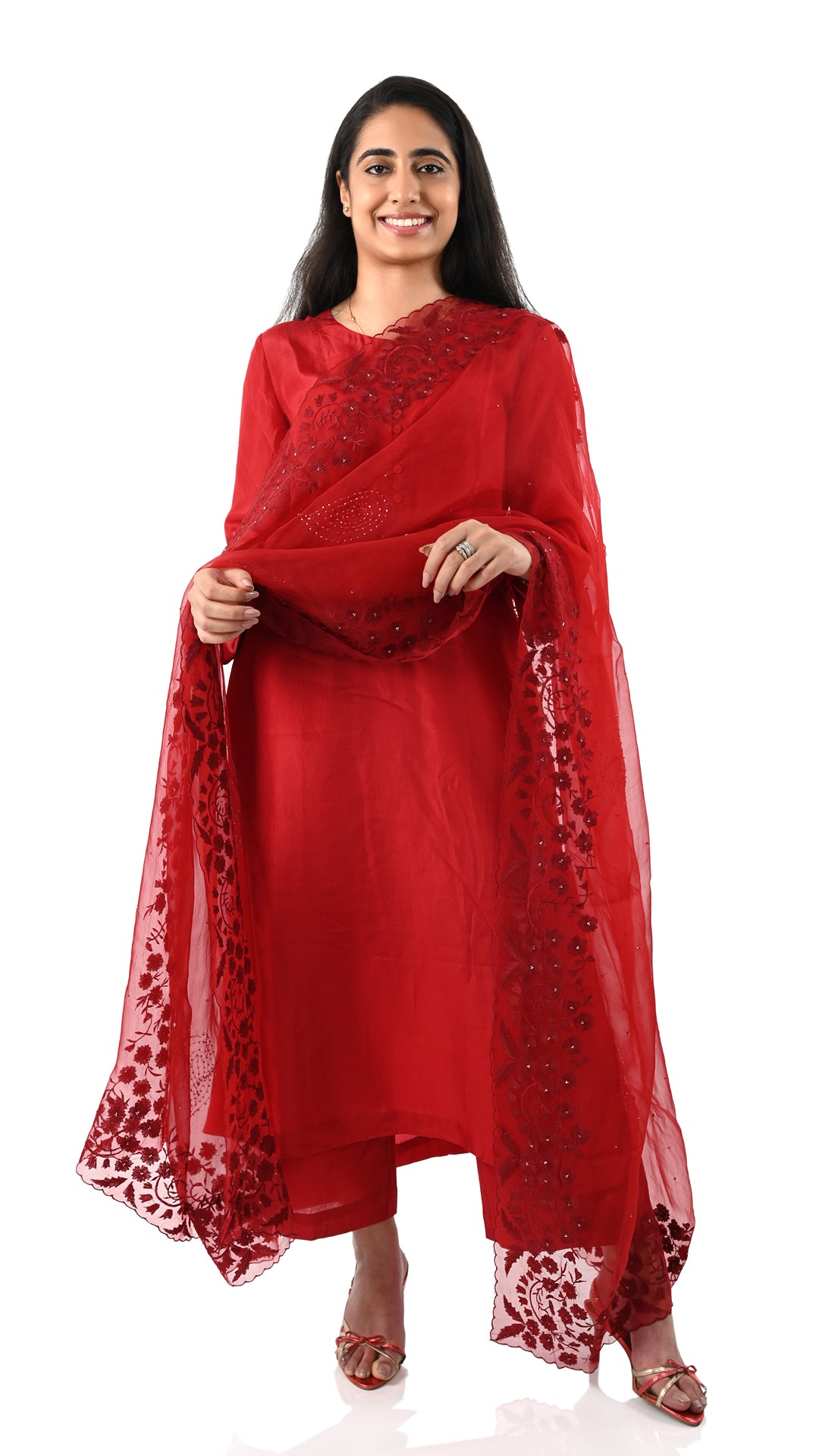 Reshmi Shaista Silk Joda (Surkh)