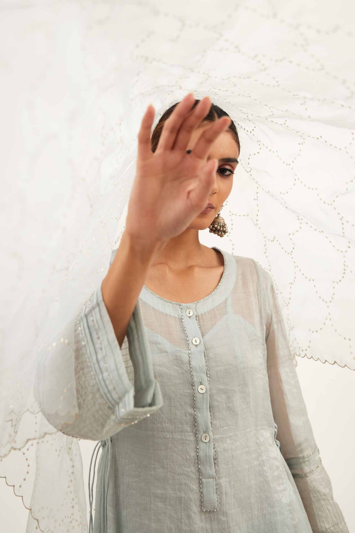 Tissue Sitara Jaal joda (aasmani)