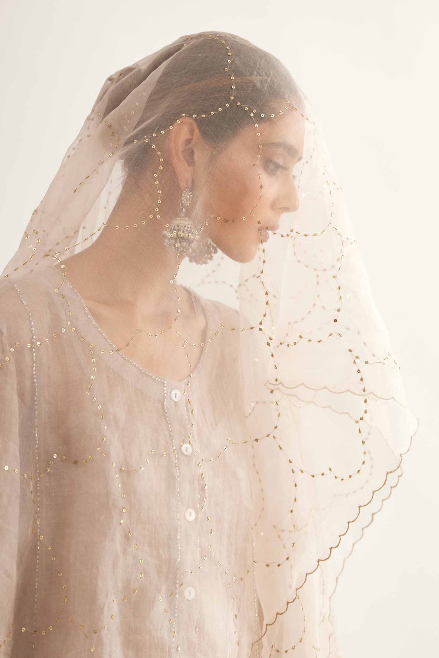 Tissue Sitara Jaal joda (blush)