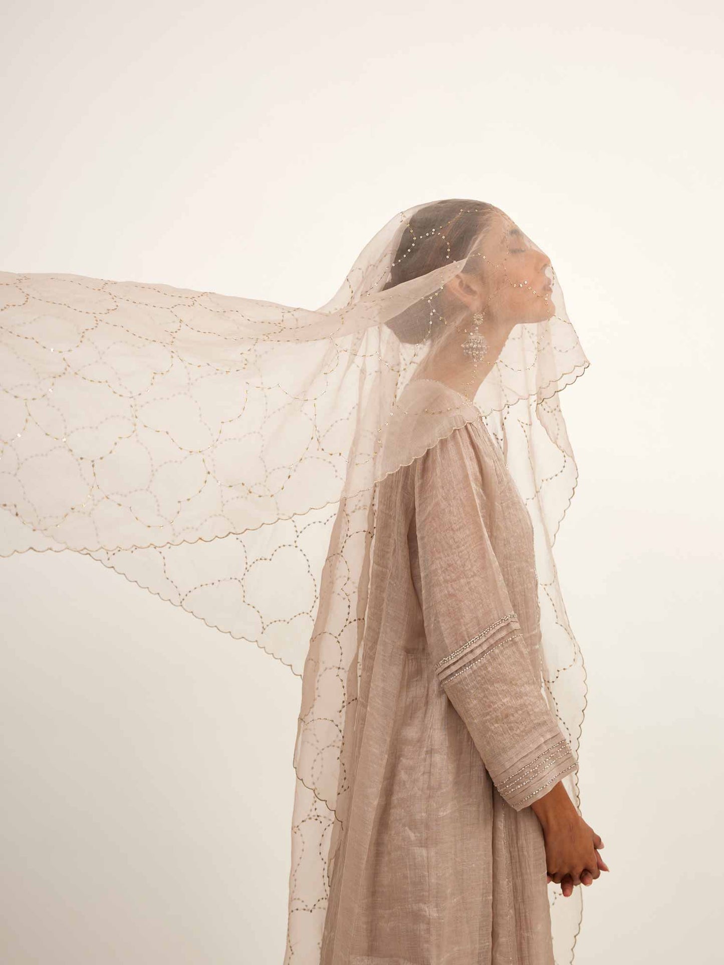 Tissue Sitara Jaal joda (blush)
