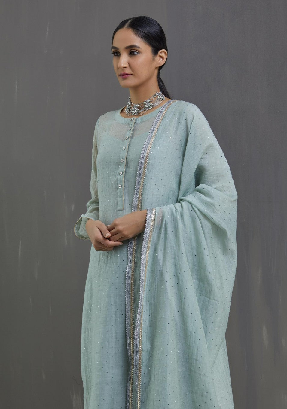 Zohra Jabeen Kamdani Joda- Skyblue