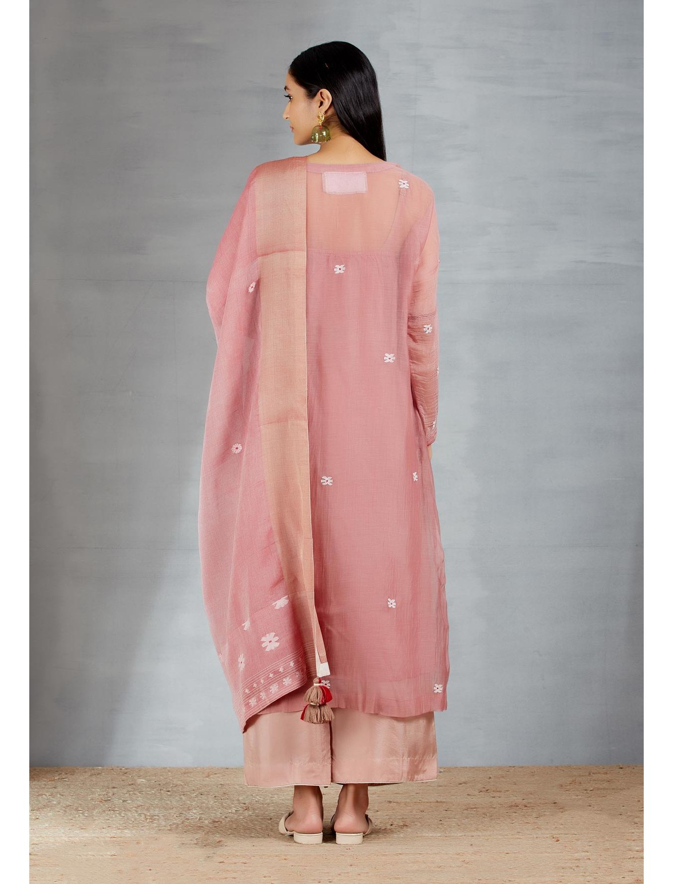 Dhakai joda in Pyaazi Pink