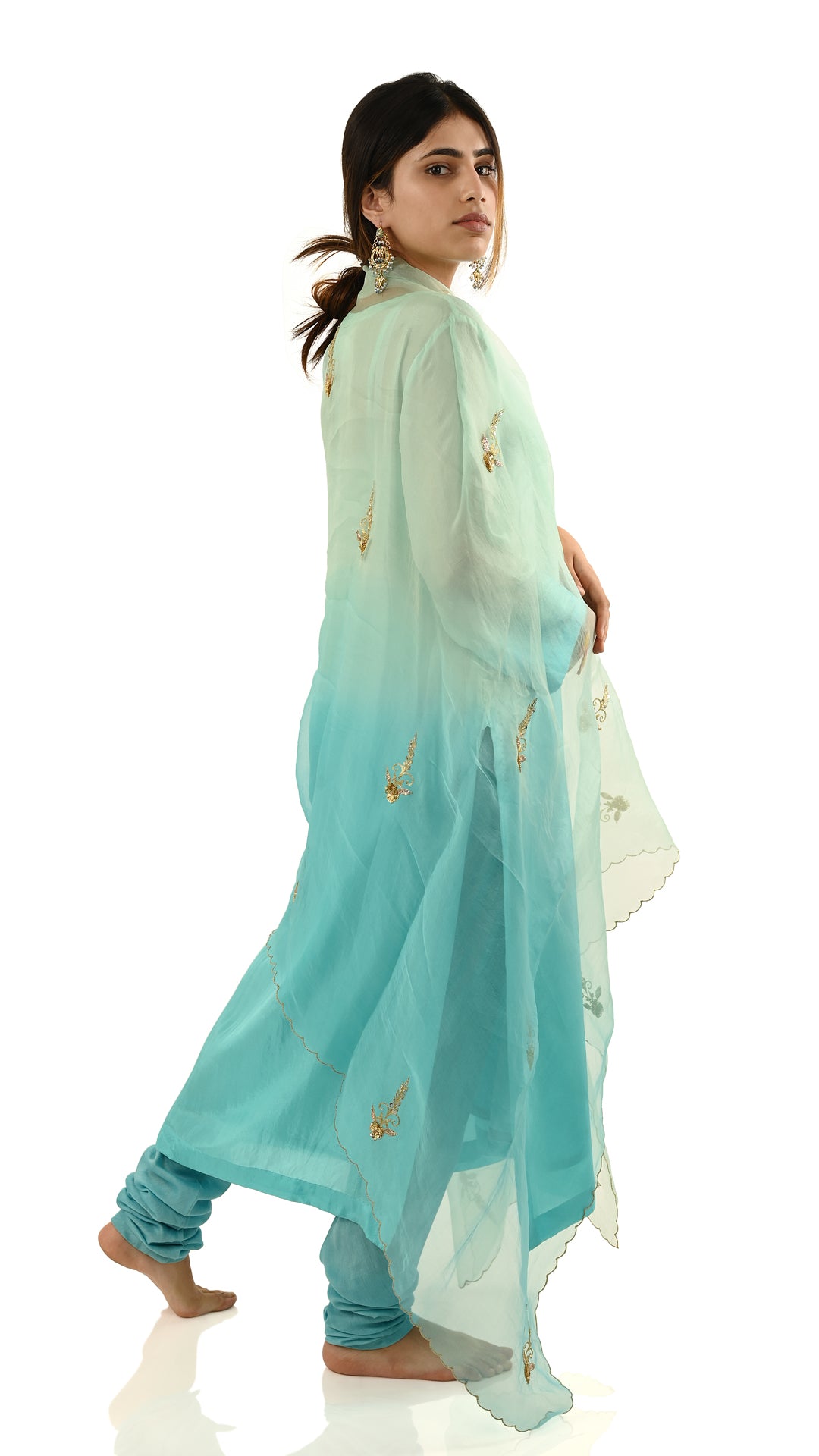 Gulafshan Joda - Firozi Ombre