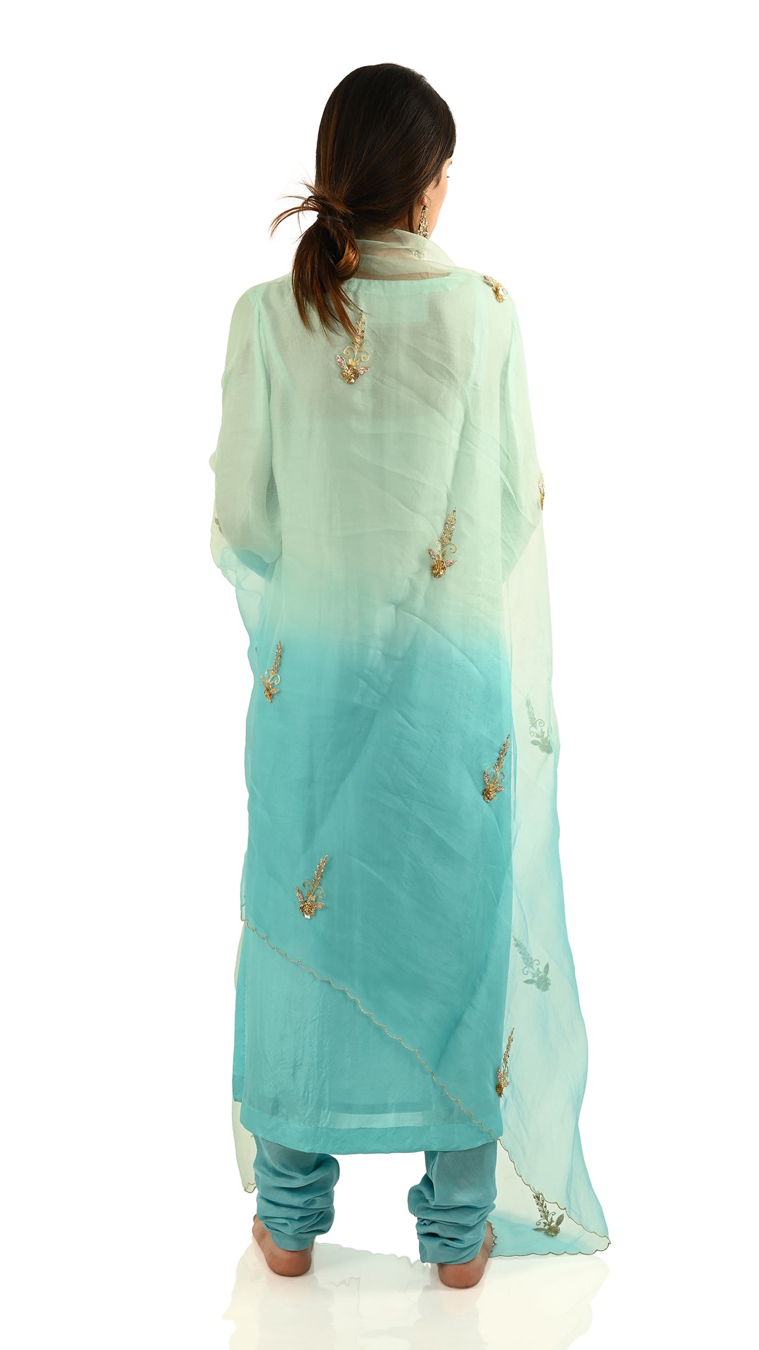 Gulafshan Joda - Firozi Ombre