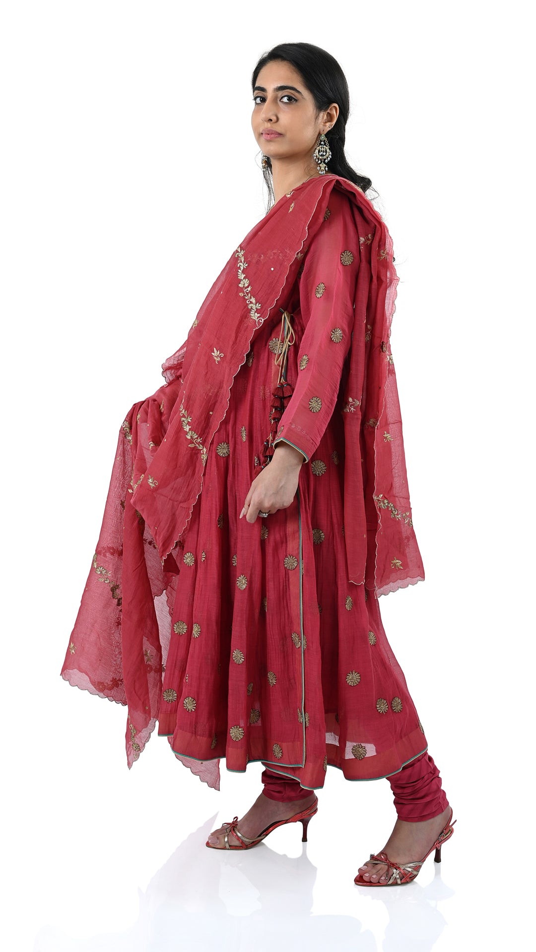 Zoqia Meena Booti Joda- Surkh