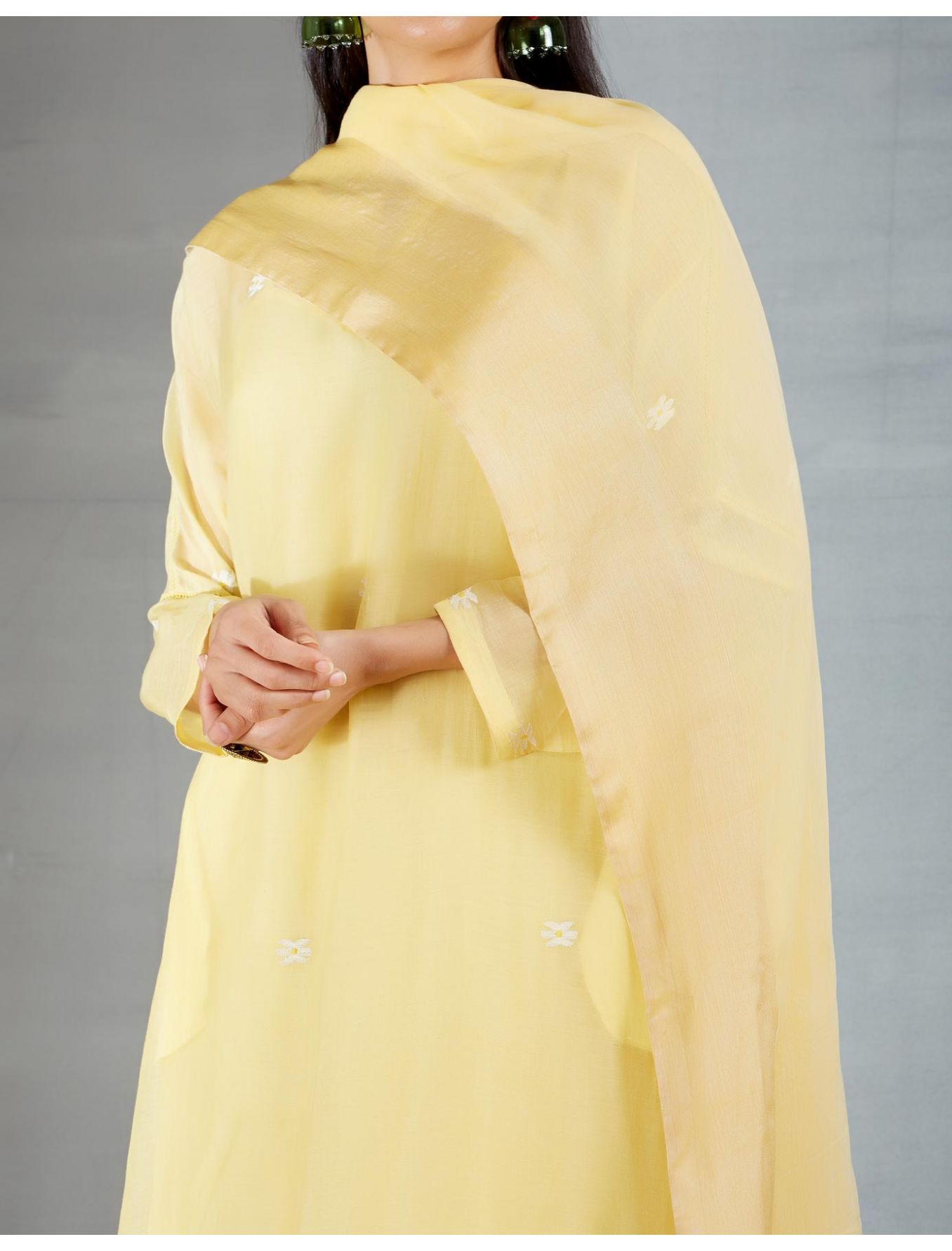 Dhakai joda in Lemon
