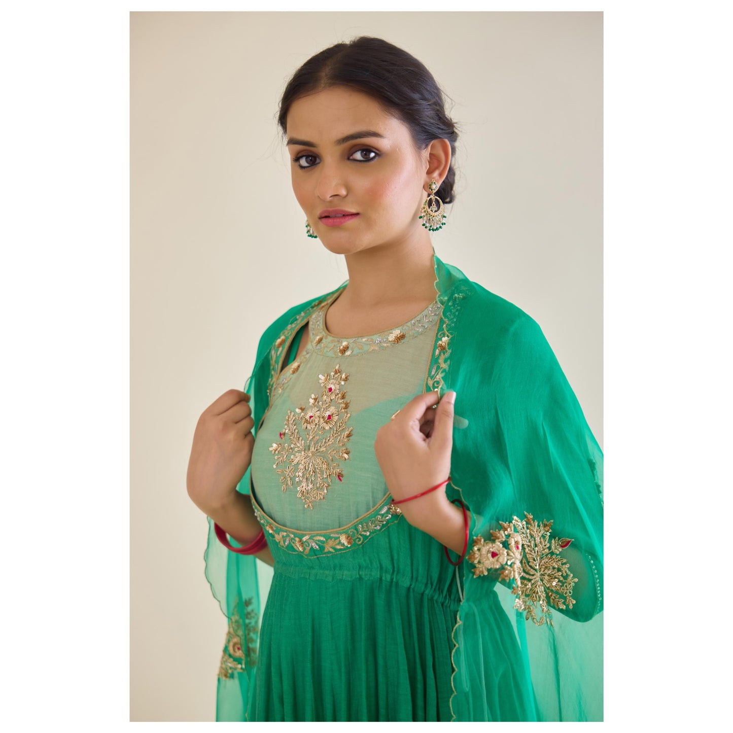 Noorjaahan Joda in Sabz emerald