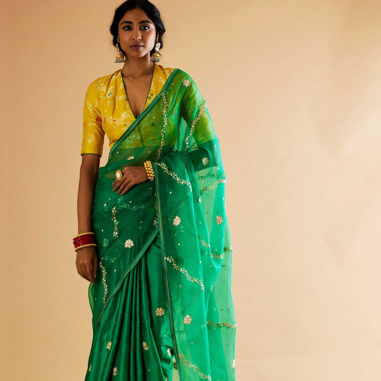 Kavyanshi saree- Surkh