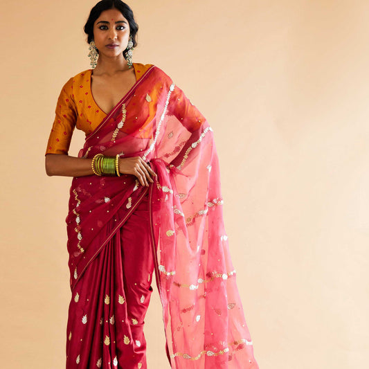Kavyanshi saree- Surkh