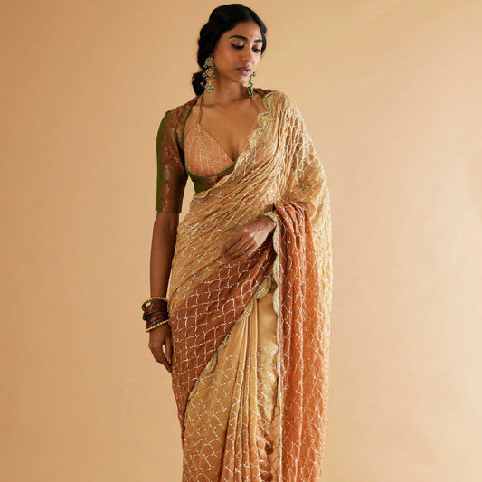 Meenakshi Devi saree- Gerua