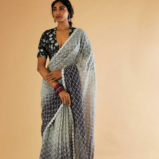 Meenakshi Devi saree- Surmai