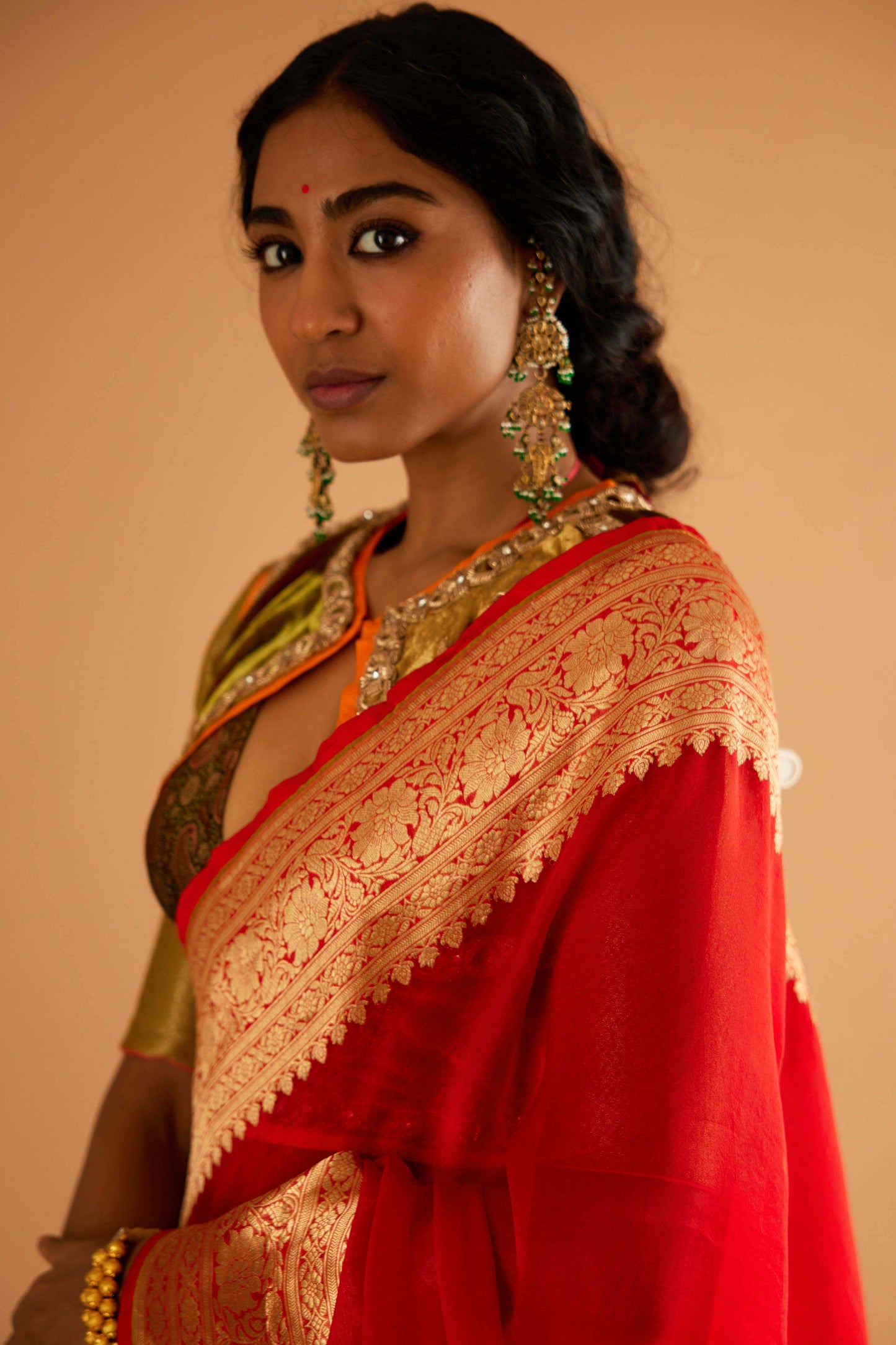 Padmavati saree- Narangi