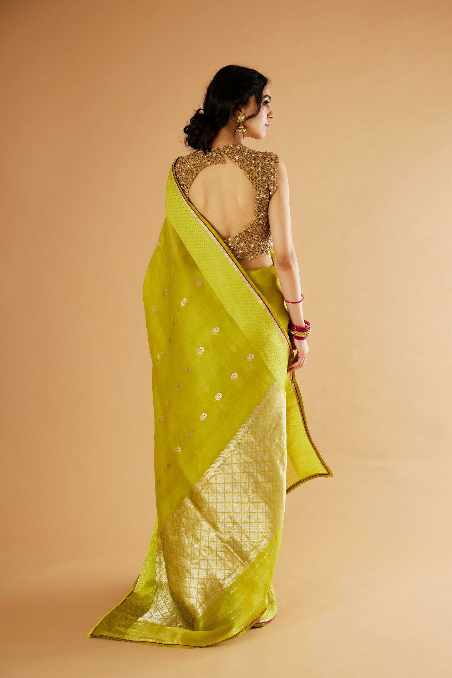 Padmavati saree- Mehendiya