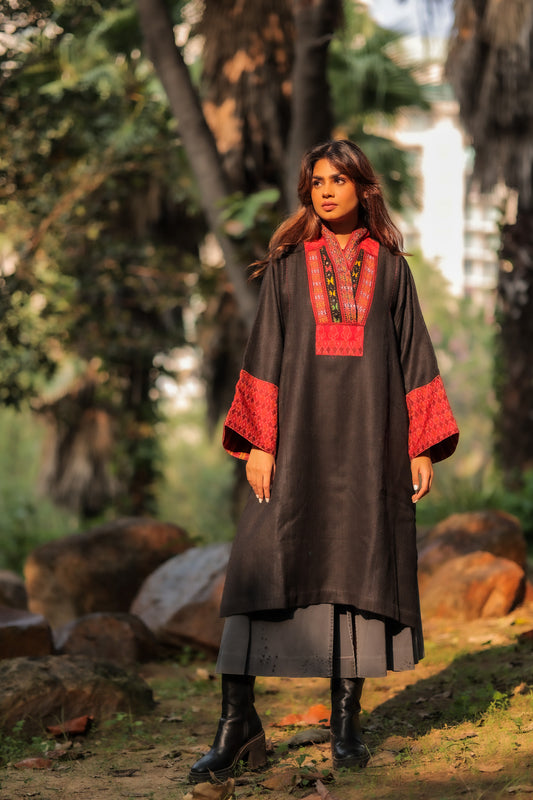 Khiza Meerzai Winter jacket Black