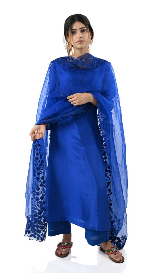 Reshmi Shaista Silk Joda (Neela)