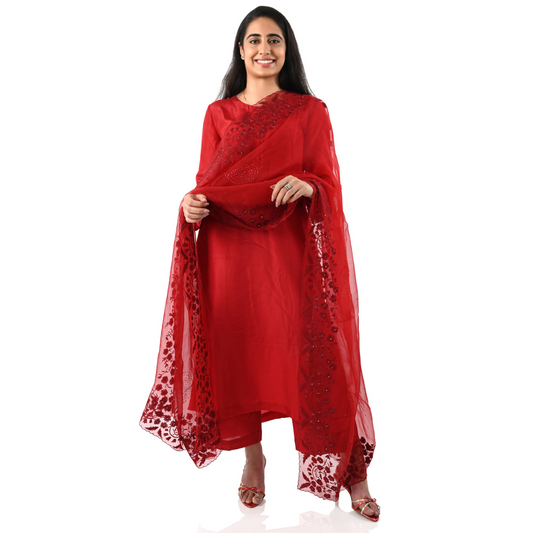 Reshmi Shaista Silk Joda (Surkh)