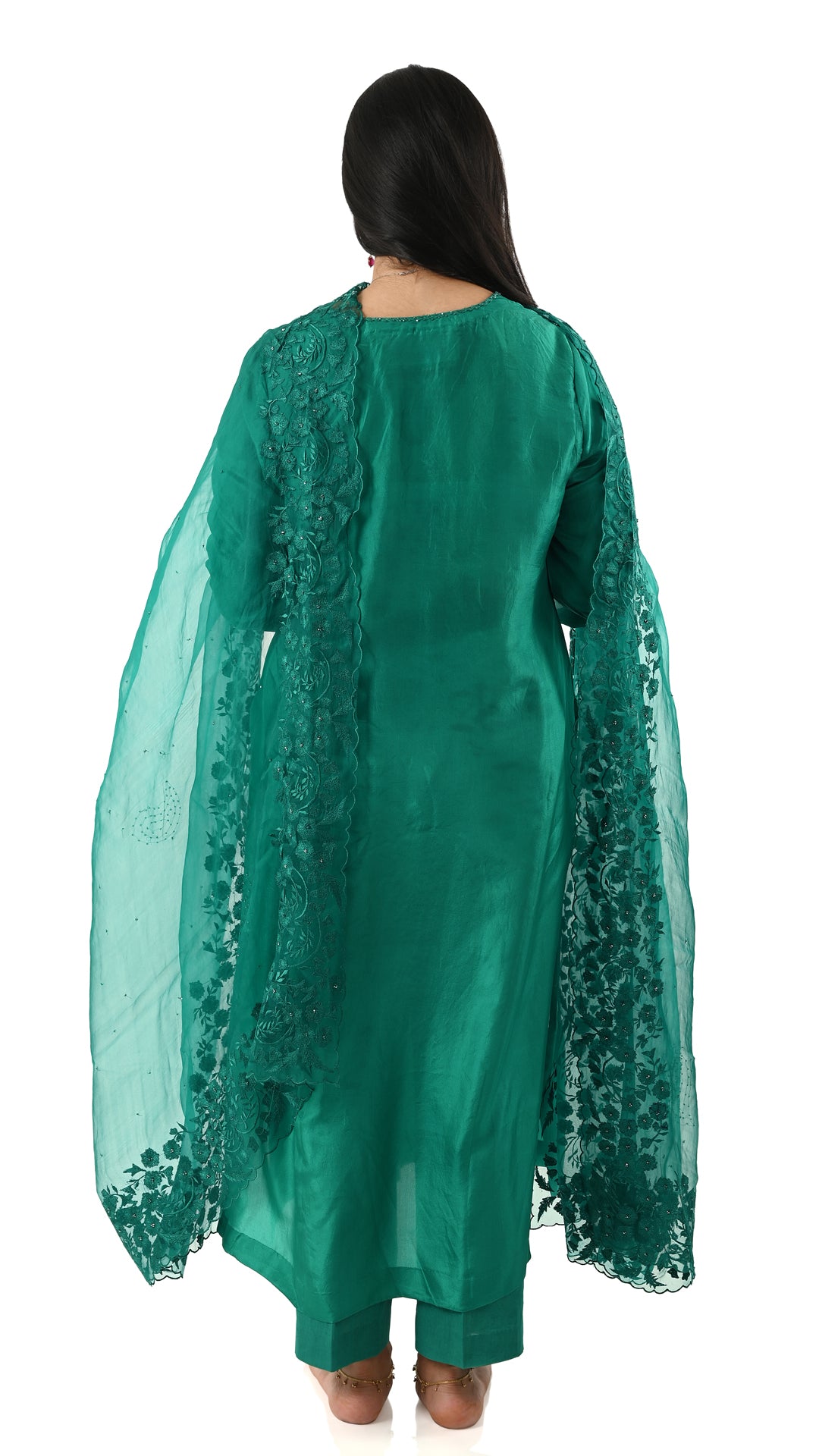 Reshmi Shaista Silk Joda (Green)