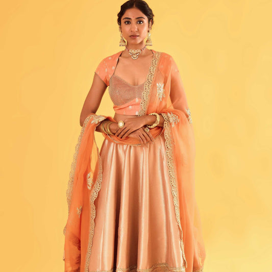 Yogeshwari Chatapati Farshi Lehenga (Gerua)